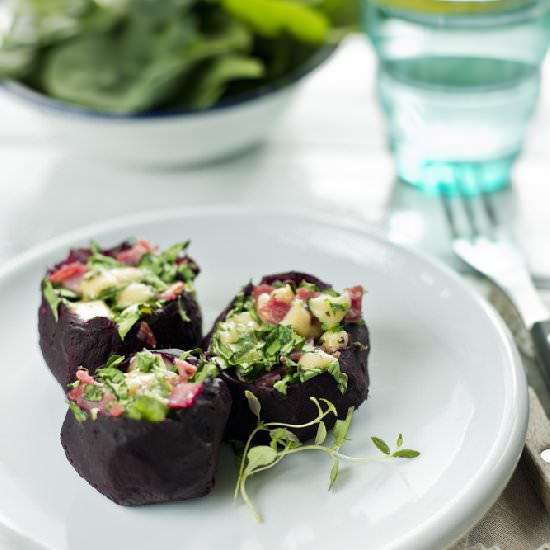 Baked Stuffed Beets