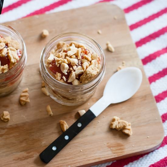 Peanut Butter & Jelly Parfaits