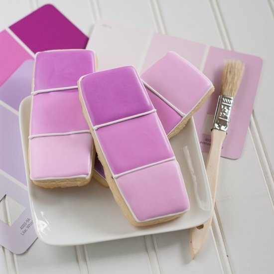 Paint Chip Cookies
