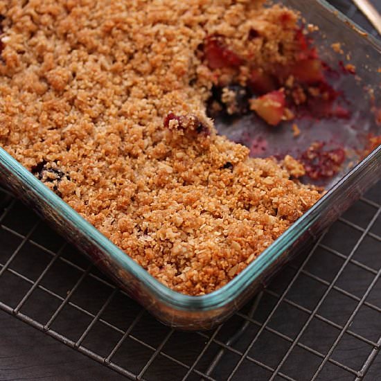 Almond Meal Fruit Crisp
