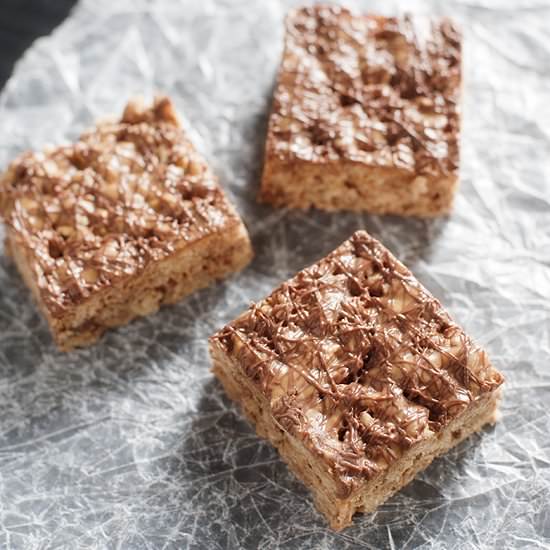 Peanut Butter Cup Rice Crispies