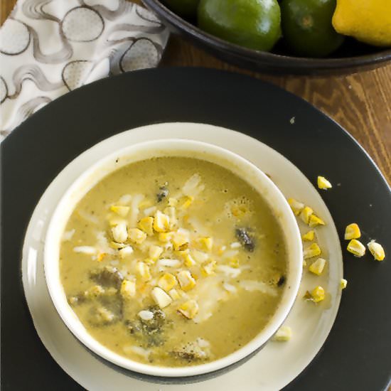 Poblano Corn Chowder