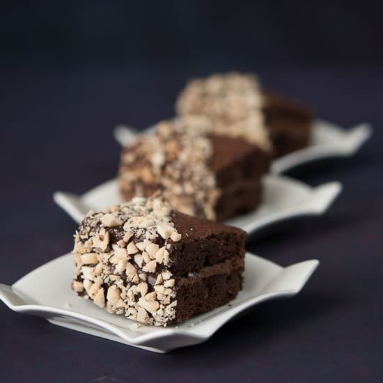 Peanut Butter Crunch Brownies