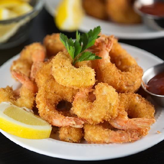 Crunchy Fried Shrimp