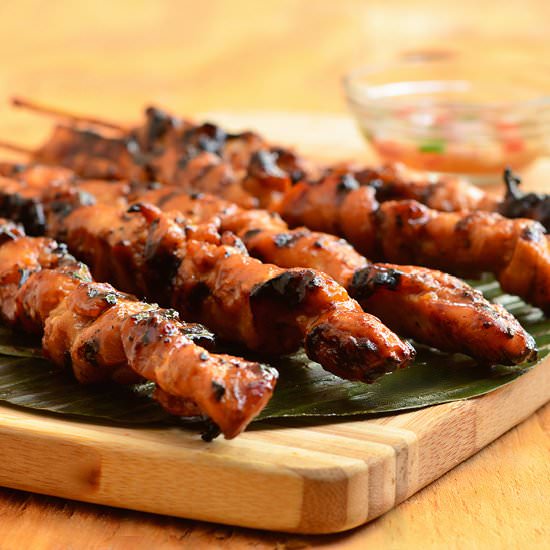 Sweet Mango Barbecue Chicken Skewer