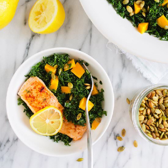 Massaged Kale Mango Salad