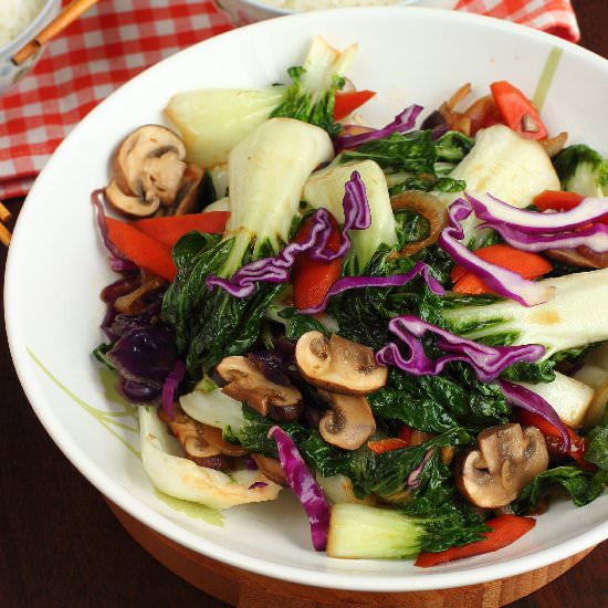 Baby Bok Choy Stir Fry