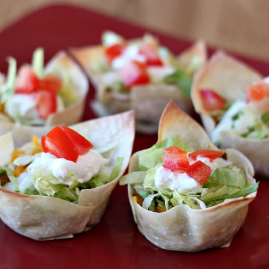 Turkey Taco Cups