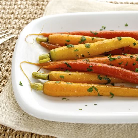 Ginger Orange Glazed Carrots