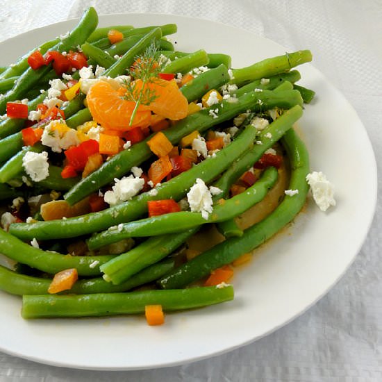 Green Beans with Tangerine and Dill