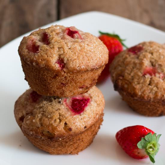 Strawberry Citrus Muffins