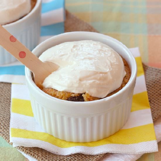 Deep Dish Carrot Cakes for Two