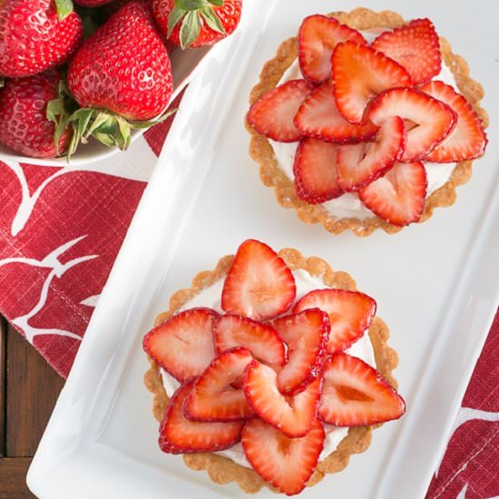 Fresh Strawberry Tartlets
