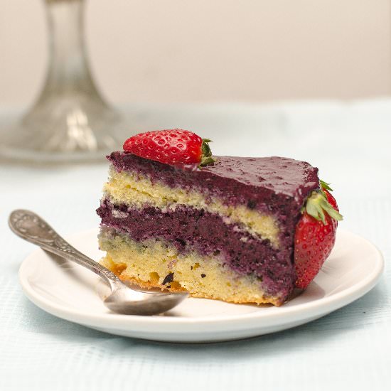 Simple Blueberries Cake