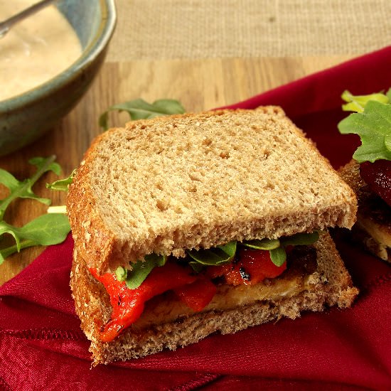 Blackened Tempeh Sandwiches