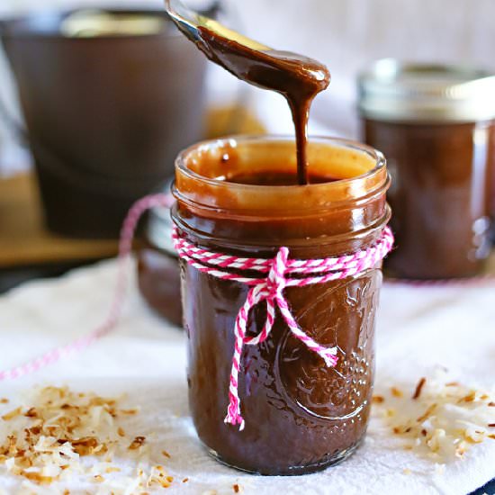 Toasted Coconut Hot Fudge
