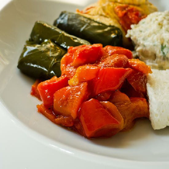 Roasted Red Pepper Salad