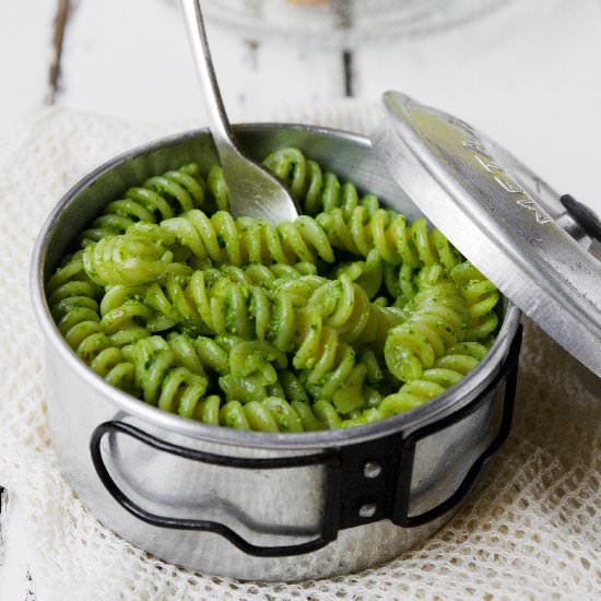 Pasta with Spinach Pesto