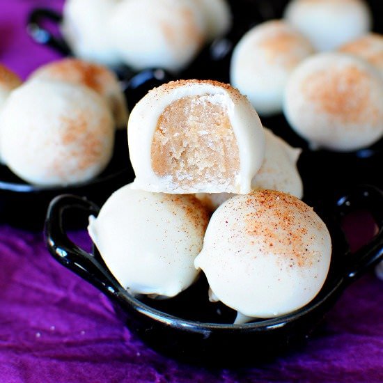 Snickerdoodle Cookie Dough Truffles