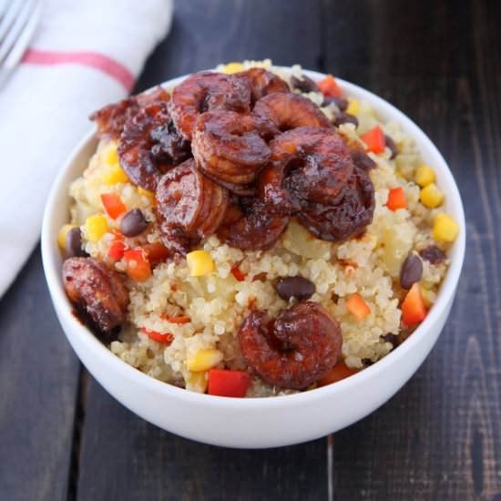 Jerk Shrimp Quinoa Salad