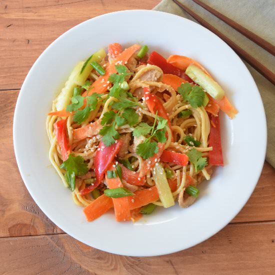 Sesame Noodles with Chicken