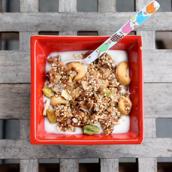 Triple Nut Energy Granola
