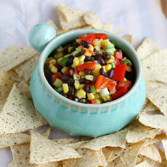 Sweet and Tangy Black Bean Salsa