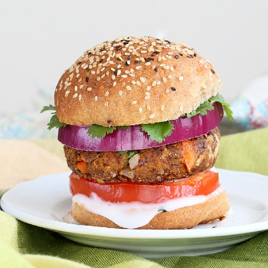 Moroccan Millet Burger