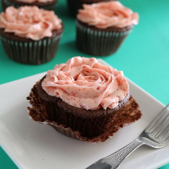 Mud Chocolate Cupcakes