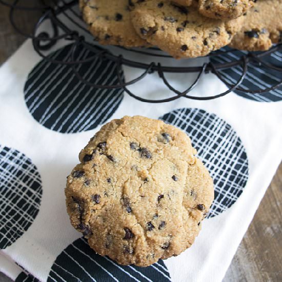 Vegan Gluten Free Choc Chip Cookies