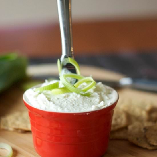 Garlic, Leek and Goat Cheese Dip