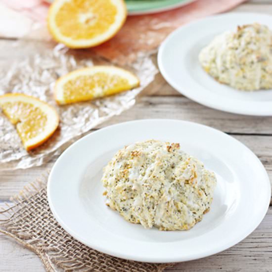 Orange Poppy Seed Scones