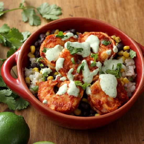 Chipotle Shrimp Bowls