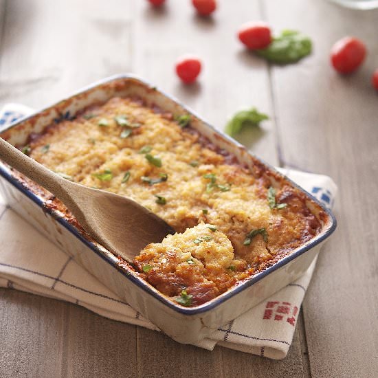 Roasted Eggplant and Tomato Gratin