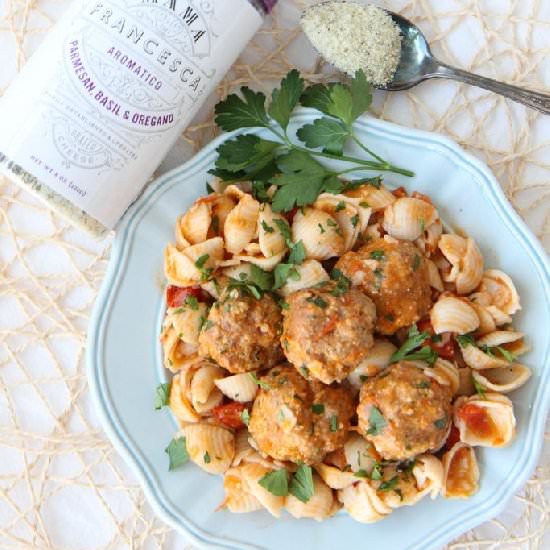 Gluten-Free Pasta & Meatballs