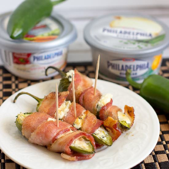 Bacon Wrapped Stuffed Jalapenos