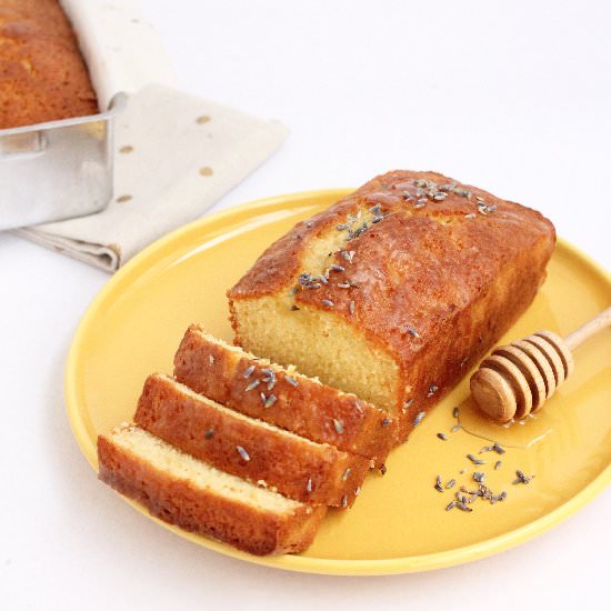 Honey Lavender Pound Cake