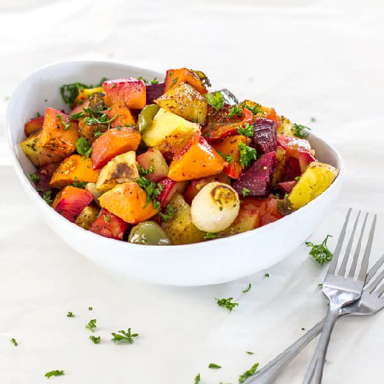 Paprika and Balsamic Roasted Potato