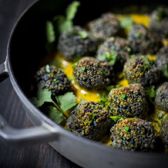 Indian Spiced Lentil Meatballs