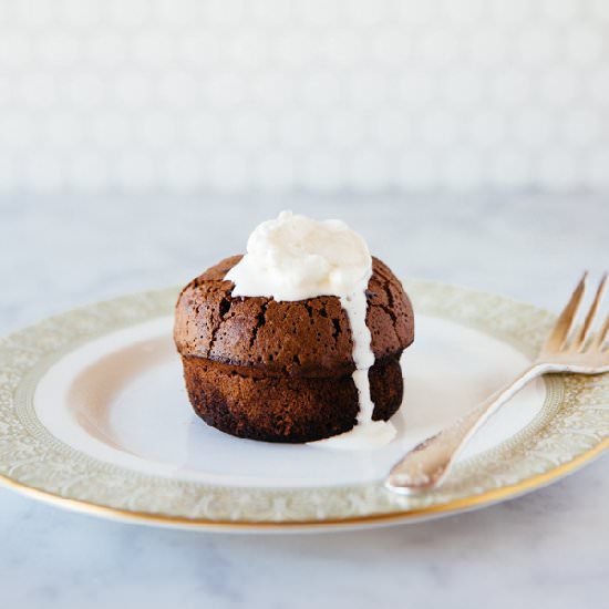 Individual Molten Chocolate Cakes