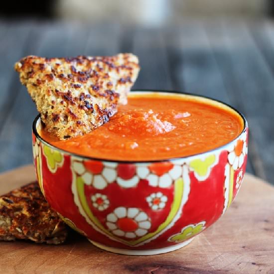 Thai Tomato Soup & Grilled Cheese