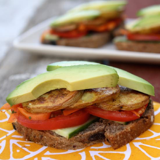 Oven Roasted Potato Sandwich