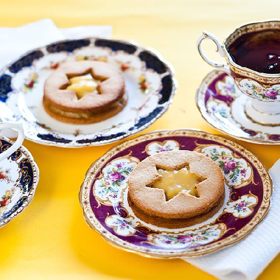 Lemon Curd Cookies – Gluten-Free