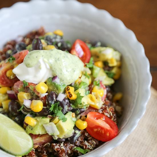 Red Quinoa Bowl