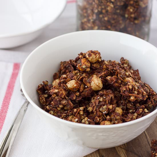 Chocolate Hazelnut Granola