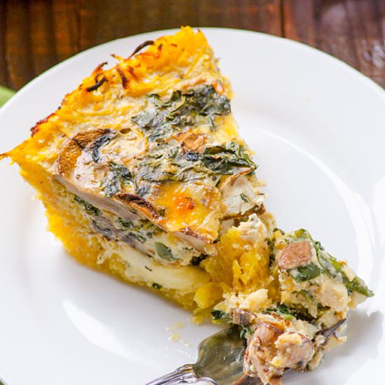 Spaghetti Squash Quiche