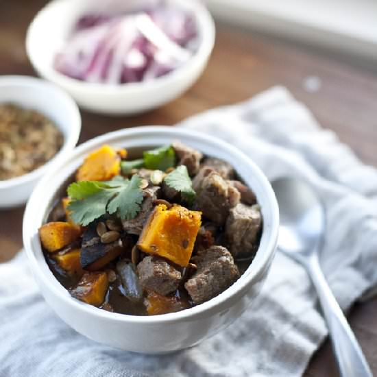 Pork & Butternut Squash Stew