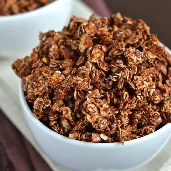 Quick and Easy Chocolate Granola