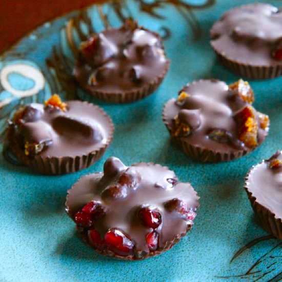 Dark Chocolate Fruit Candies