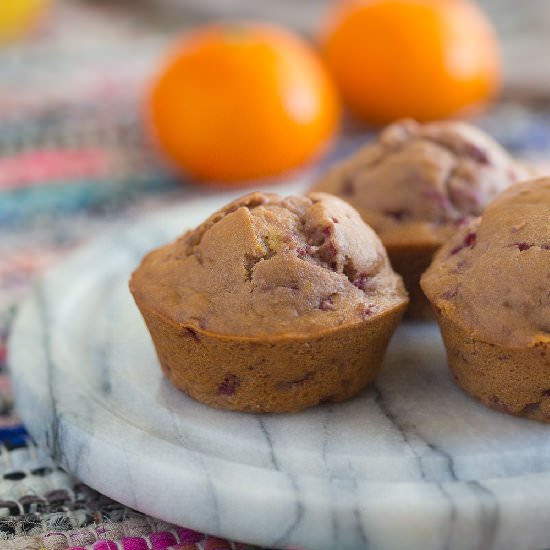 Raspberry Orange Muffins